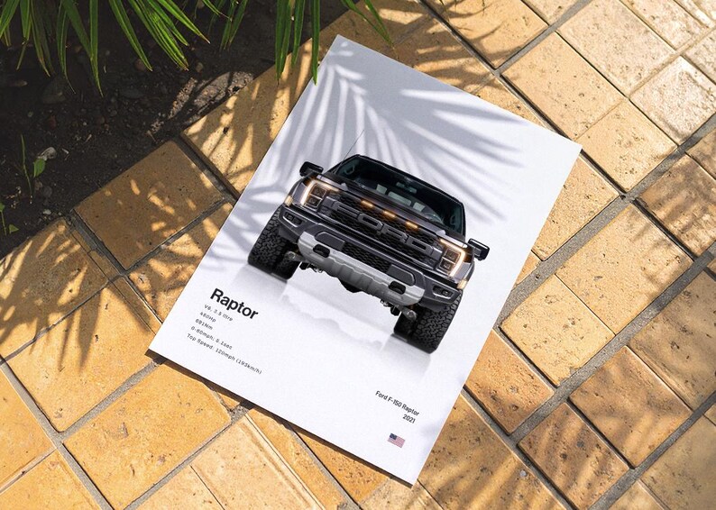 Ford F-150 Raptor Poster - Etsy