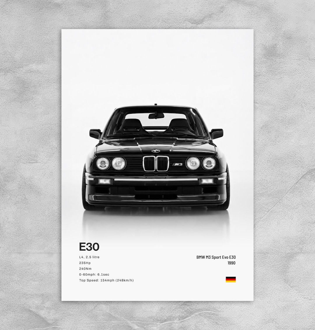 BMW M3 E30 Poster - Etsy