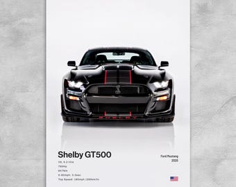 Ford Mustang Shelby GT500 Poster