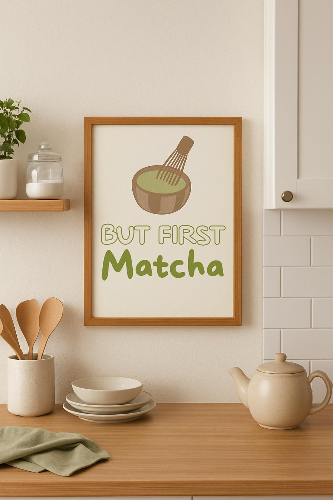 But First Matcha- Printable Poster - Etsy