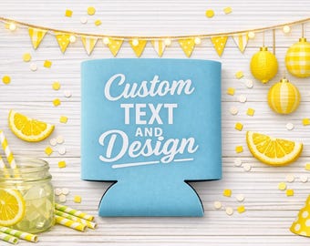Custom Koozies • 1 or 2 Sides • Slim/Regular • Party Favors • Family Vacations • Reunions