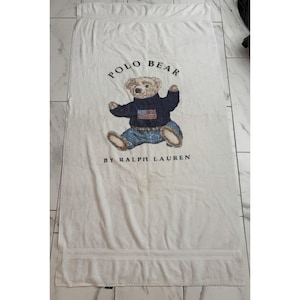 Vintage Ralph Lauren Beach Towel - Etsy