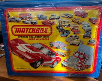 Vintage 1966 Official Matchbox Collectors Case No. #41 in Blue