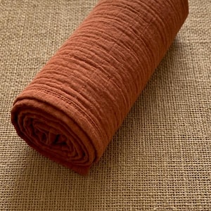 Earthy Brown Muslin Swaddle Blanket – 100% Cotton Lightweight Newborn Nursery Wrap