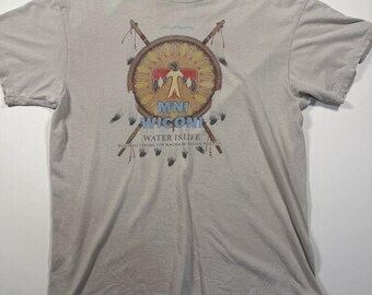 Men’s Vintage Size M “Water Is Life” Native American / Street / Grunge Style Tee