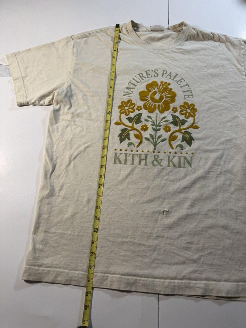 Camiseta vintage para hombre Kith and Kin, talla L, "Paleta de la naturaleza" imagen 9