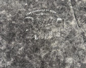 Mens Miller High Life Cropped T Shirt Grey Size Small