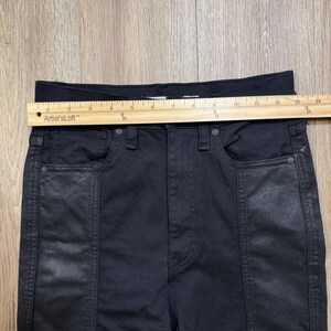 Pantalones de mujer Hudson Biker negros de talle alto, 26x21, cropped, estilo grunge y atrevidos. imagen 5