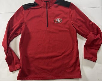Suéter tipo pulóver de los San Francisco 49ers de la NFL para hombre, talla M