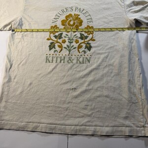 Camiseta vintage para hombre Kith and Kin, talla L, "Paleta de la naturaleza" imagen 8