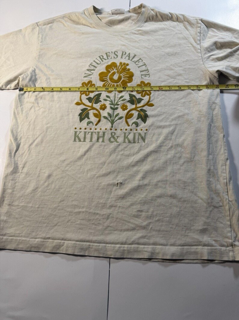 Camiseta vintage para hombre Kith and Kin, talla L, "Paleta de la naturaleza" imagen 8