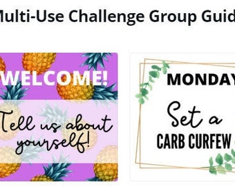 Health Coach 30 day accountability group for Spring Summer images and posts bundle