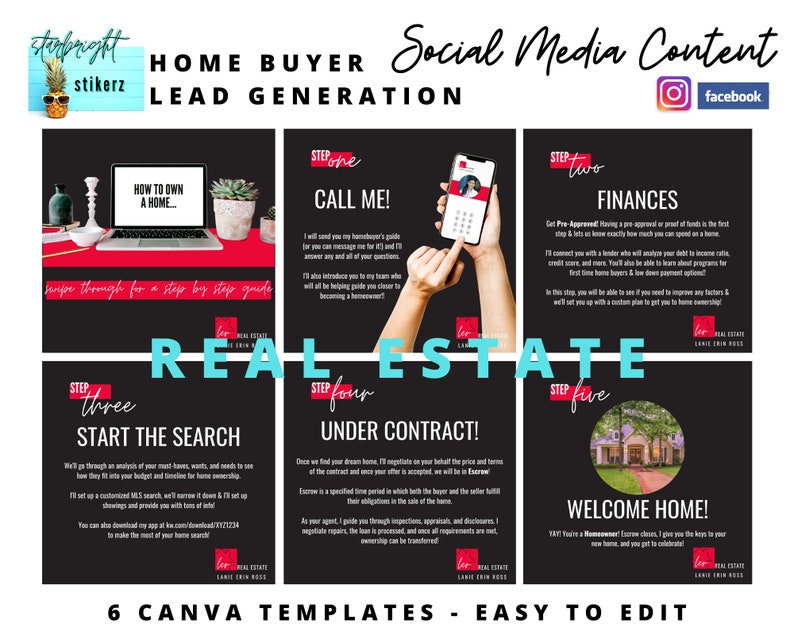 Successful Real Estate Lead Generation | Social Media Content | Home ...