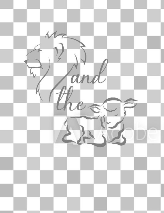 Free Free 165 Lion And Lamb Svg SVG PNG EPS DXF File