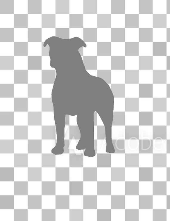 Download Pitbull Dog Silhouette Svg Design File Silhouette Cameo Cricut Etsy Yellowimages Mockups