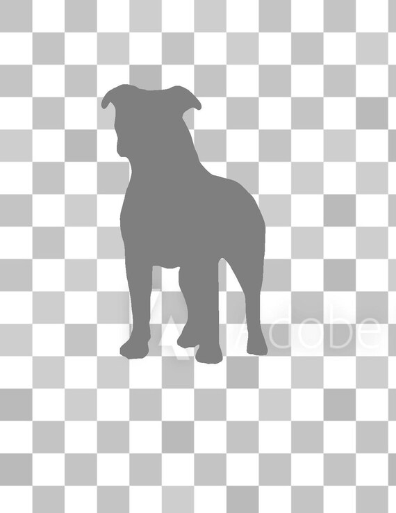 Download Pitbull Dog Silhouette Svg Design File Silhouette Cameo Cricut Etsy Yellowimages Mockups