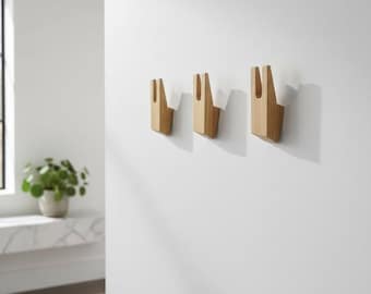Handcrafted White Oak Coat Hook