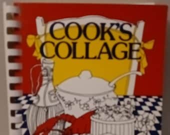 Vintage 1981 Cooks Collage Junior League of Tulsa OK Spiralbindung Kochbuch