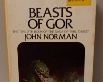 Beasts Of Gor John Norman DAW Books 12TH In Series First Printing 9 10 11 12