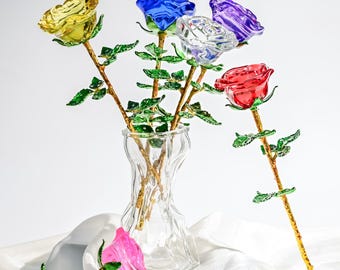 Lalique Crystal Bagatelle Vase • Birds Fauna Floral Sparrow Art