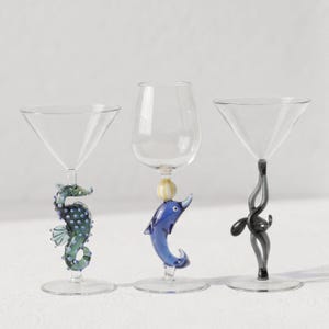 タツノオトシゴのワイングラス - Etsy 日本