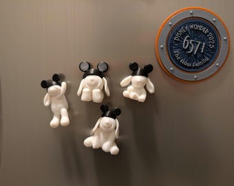 Evie Towel Dog Inspired 3D Printed Fridge Magnet
