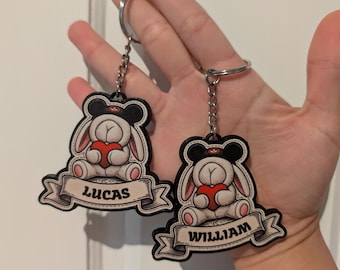 Evie Towel Dog Inspired Keychain