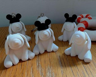 Evie Towel Dog Inspired 3D Printed Keychain