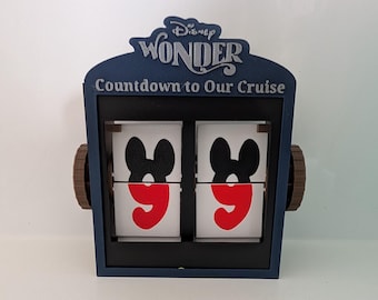 Customisable flip counter - countdown from 99