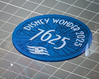 Stl files: DCL inspired Wonder room plaque magnet