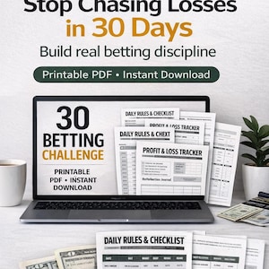 Deja de perseguir pérdidas y desarrolla disciplina en las apuestas en 30 días
