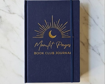 Book Club Journal, Reading Reflection, Keepsake Notebook