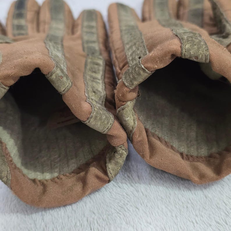 Guantes de conducir vintage Isotoner para mujer, color canela, con ribete de lana grande imagen 15