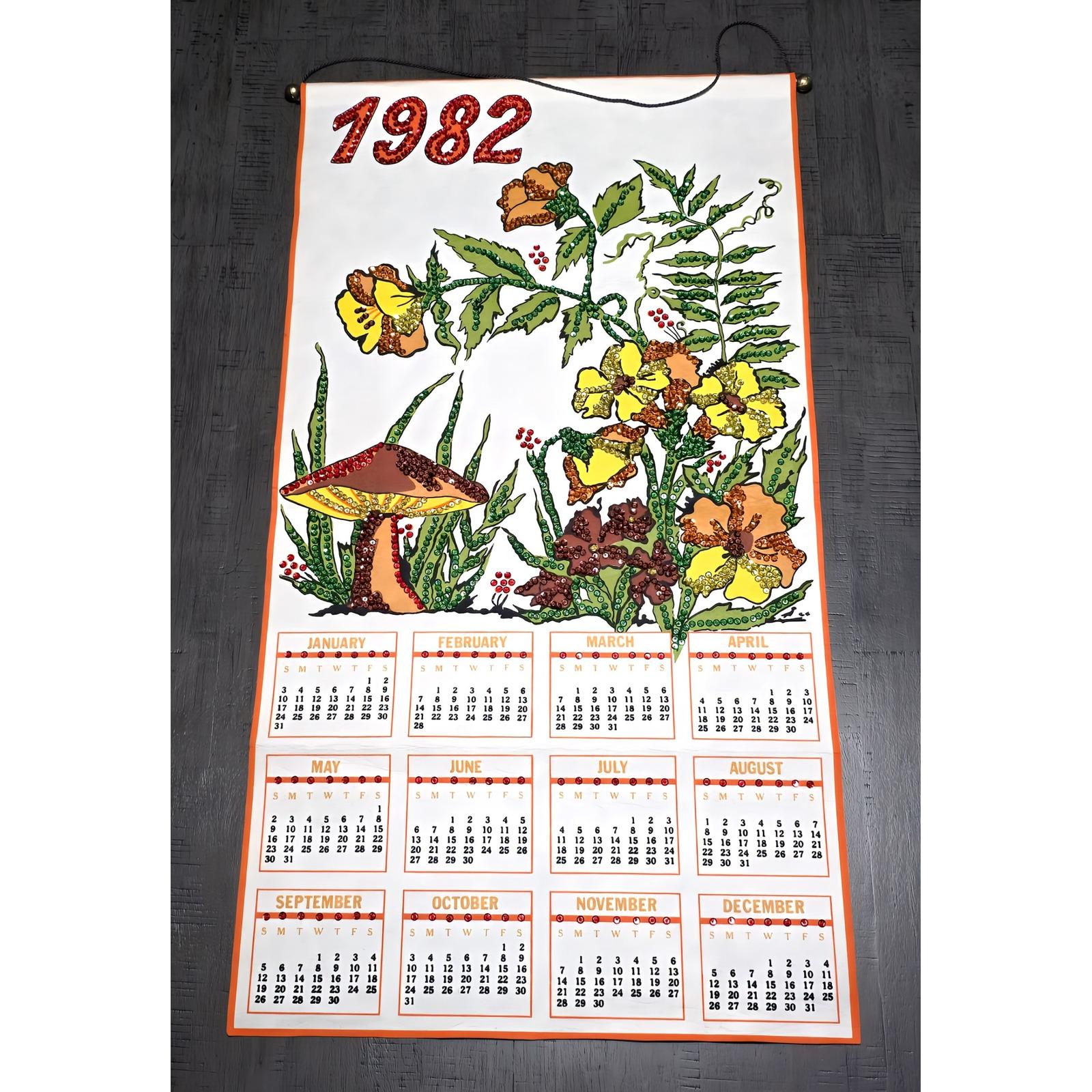 Calendar 1982 - Etsy