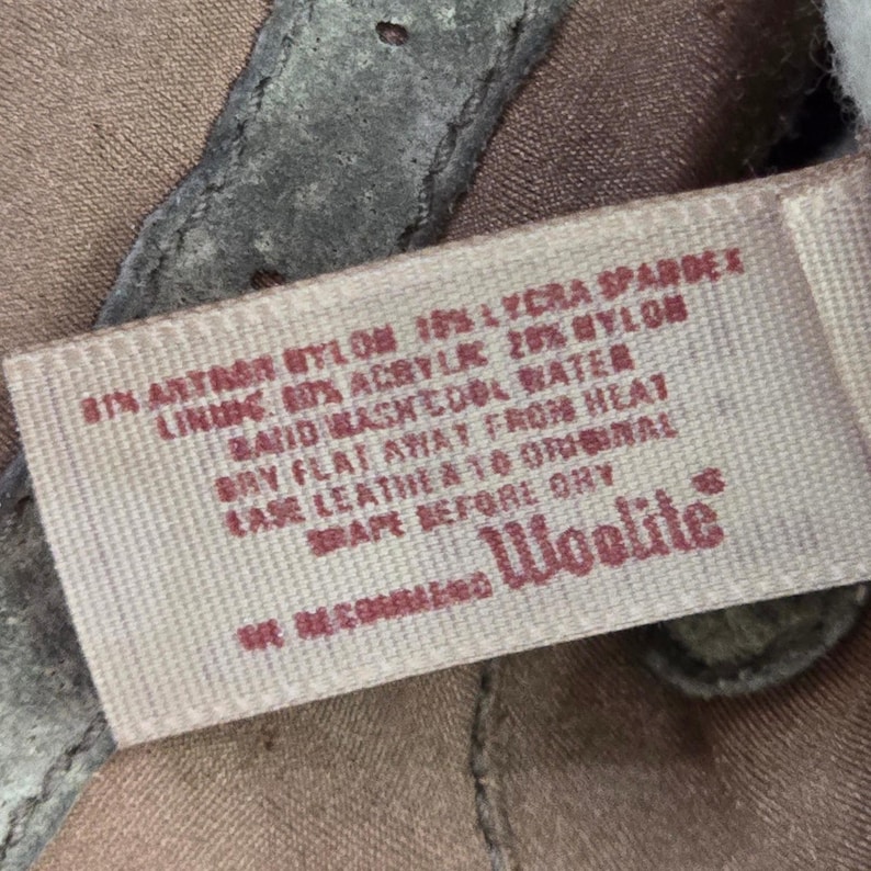 Guantes de conducir vintage Isotoner para mujer, color canela, con ribete de lana grande imagen 3