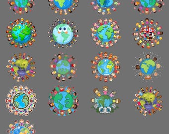Earth Day Children Around the World Environmentalist PNG