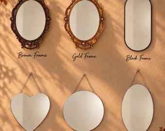 Spooky Season Mirror – Choose a Design or Customize Your Own