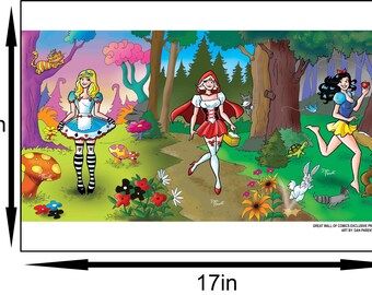 Cuentos de hadas de Betty y Verónica n.° 1. Impresión de 11 x 17 pulgadas de Dan Parent Ltd. 100