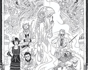 Sandman Universe Locke & Key Hell Gone #1 Rodriguez 1:10 BW Variant
