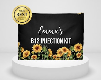 B12 Injection Kit , Emergency Meds Organizer , Vitamin B12 Pouch , Medical  Alert Pouch