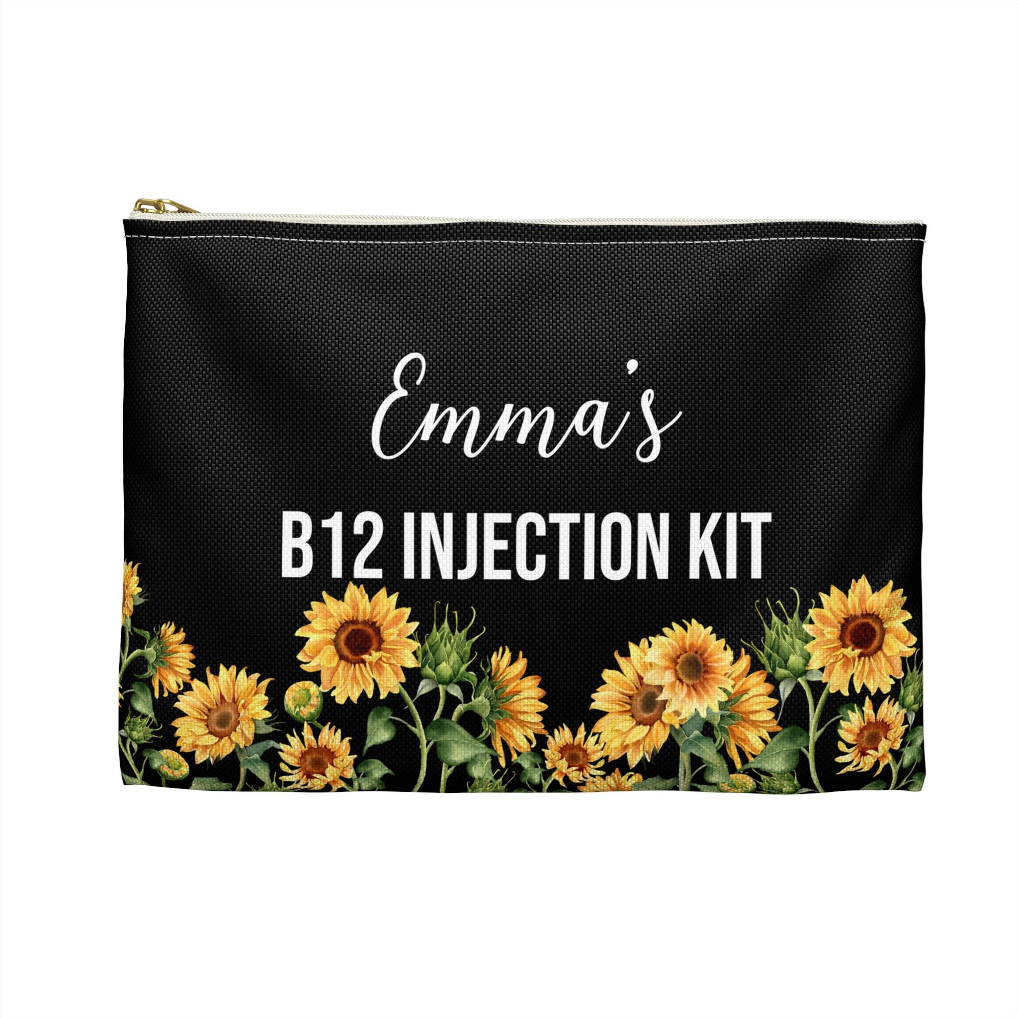 Emmas B12 Injection Kit, Vitamin B12 Med Bag, Injection Supply Pouch,  Medical Organizer, Travel Med Case, Personalized Medication Holder - Etsy  Israel