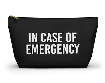 In Case Of Emergency Medical Pouch: First Aid Travel Organizer Bag