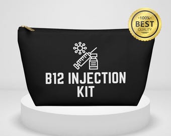 b12 injection kit B12 Injection Kit , Emergency Meds Organizer , Vitamin B12 Pouch , Medical  Alert Bag