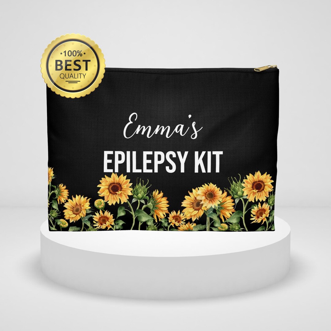 Seizure Emergency Kit: Personalized Travel Med Organizer - Durable ...