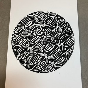 Lino Print - Limited Edition print - Lino cut print -ink print -block print - linoleum print-print making prints.
