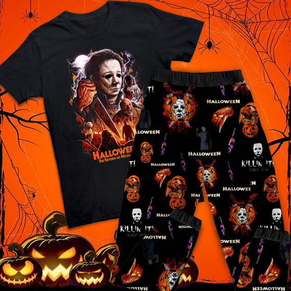 Halloween 4 Pajamas Set for Adult Michael Myers Pajamas Set Etsy