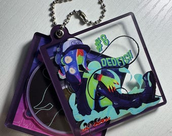 Splatoon Dedf1sh/Acht-cd-sleutelhanger