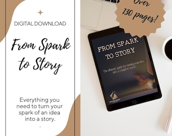 Novel Writing Template – From Spark to Story, Ultimate Guide (Digital Download)