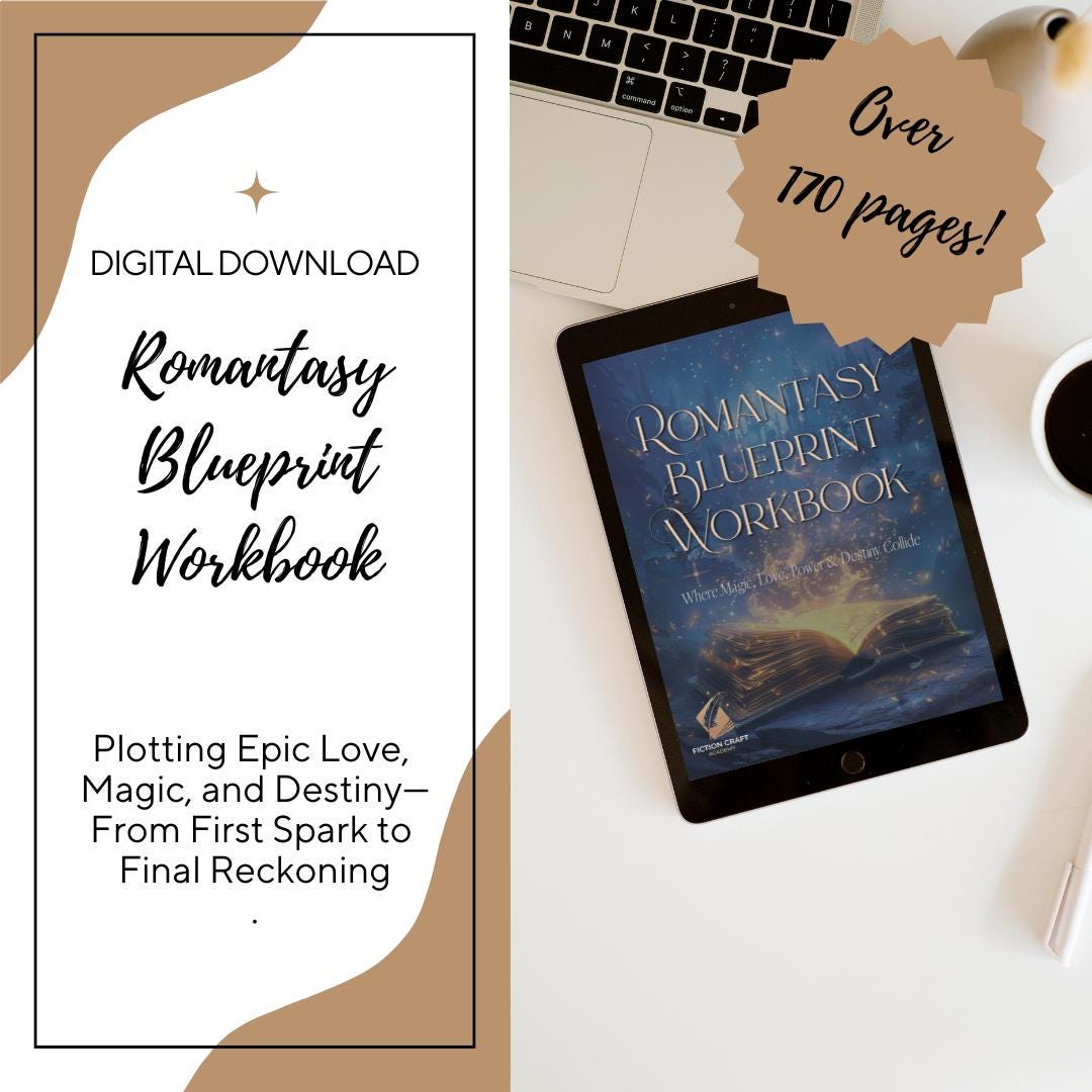 Romantasy Blueprint Workbook - Plotting Epic Love, Magic, and Destiny ...
