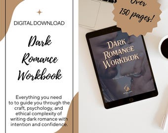 Dark Romance Workbook – Writing Templates, Craft Guides & Worksheets (Digital / Printable)